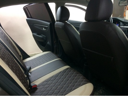 Авточехлы на Kia Rio 4 X-Line Авточехлы на Kia Rio 4 X-Line