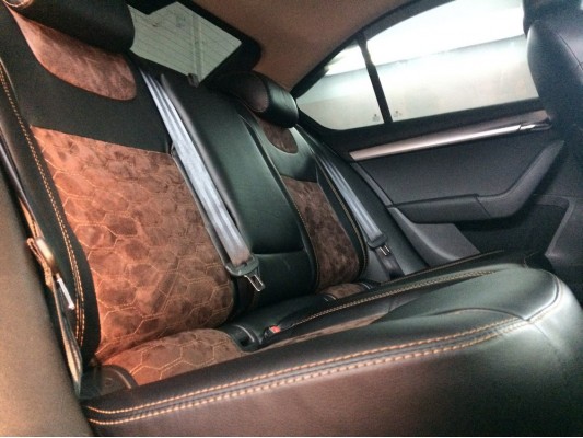 Каркасные авточехлы на Skoda Octavia A7 Каркасные авточехлы на Skoda Octavia A7